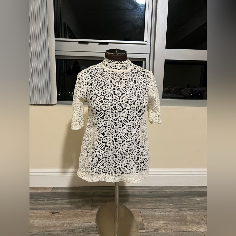Loft sheer blouse